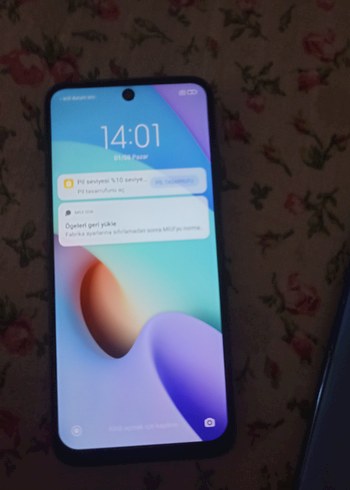 Gri Redmi Android Telefon redmi 10 2022  128 GB 6 rem - Görsel 2