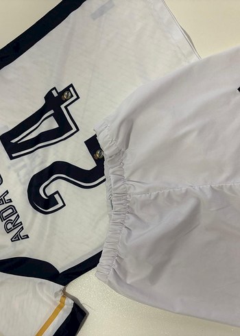Diğer Lacivert Detayli Beyaz Cocuk Futbol Takimi