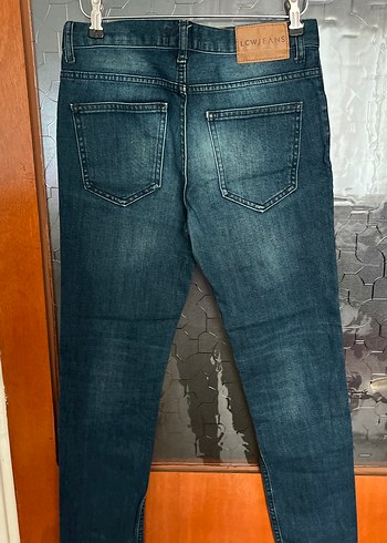 Kadın Lacivert Midi Boy Kot Pantolon - Görsel 2