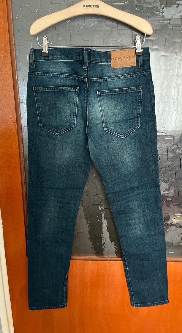 Kadın Lacivert Midi Boy Kot Pantolon - Görsel 2