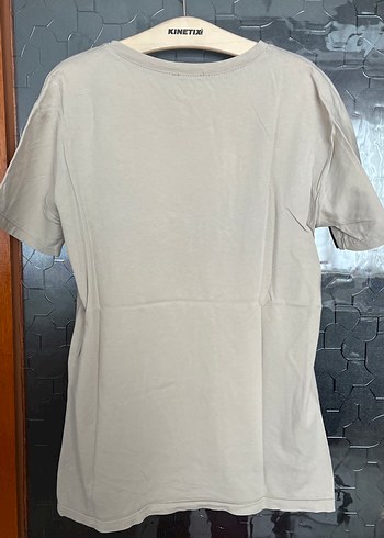 Yeşil Baskılı Kısa Kollu Kadın Tişört - Görsel 2