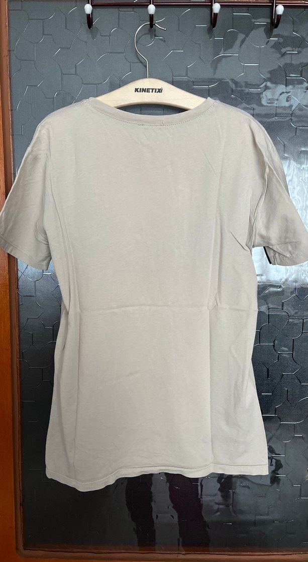 Yeşil Baskılı Kısa Kollu Kadın Tişört - Görsel 2