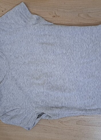 bershka crop gri