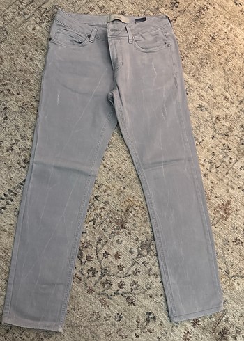 Network Acik Gri Slim Fit Jean