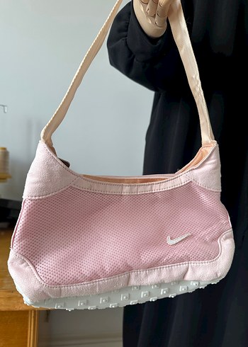 Pembe Spor Tarzı Fermuarlı Kadın Çantası