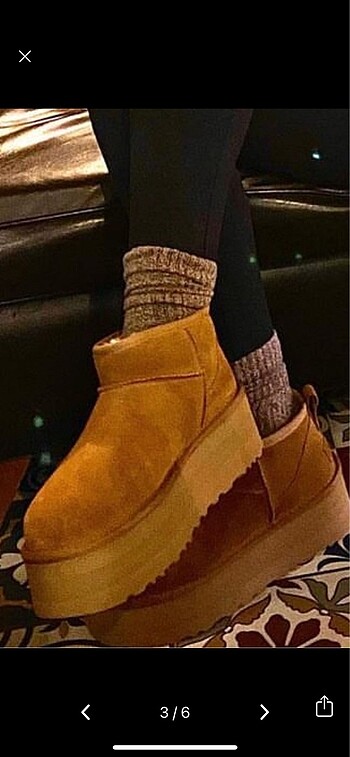 38,5 Beden kahverengi Renk Ugg temiz