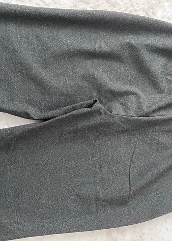 Trendyol & Milla Gri Kadın duble paça kumaş pantolon
