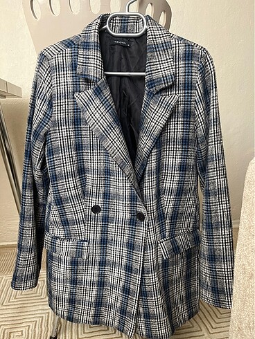 Trendyol Ekose Blazer Ceket