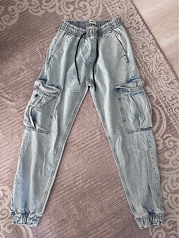 Denim Jogger Pantolon