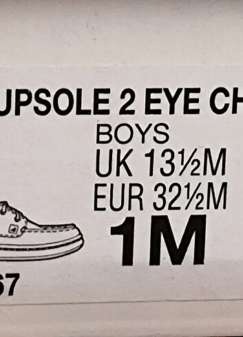Sperry Kaydırmaz Tabanlı Kanvas Kumaş Çocuk Sneaker 32,5 No. - Görsel 6