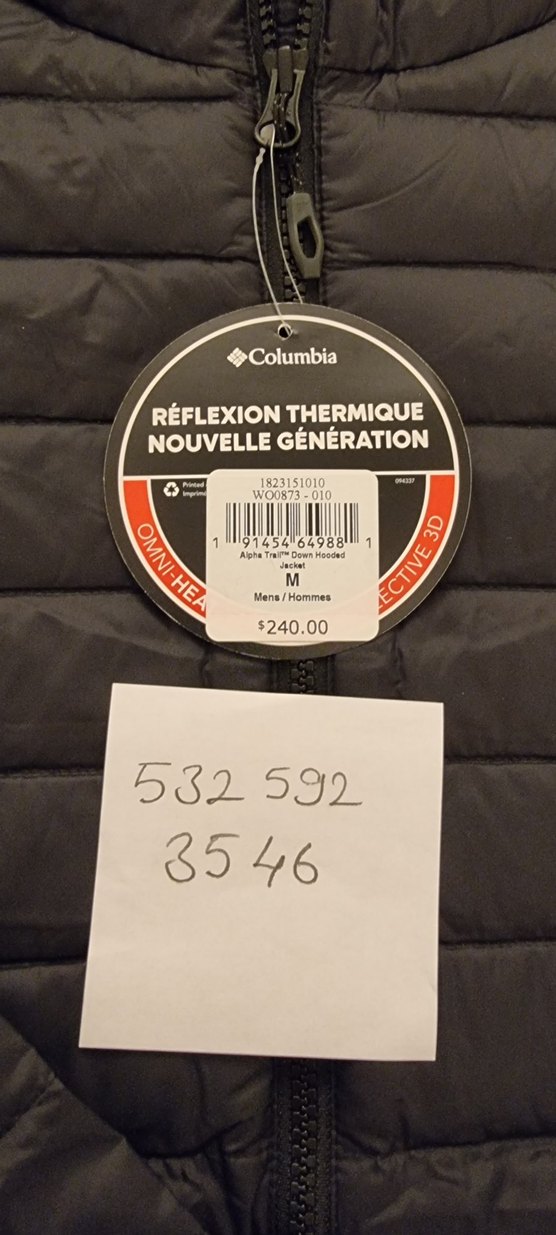 Columbia 800 Fill Kaz Tüyü Erkek Montu M Beden - Görsel 3