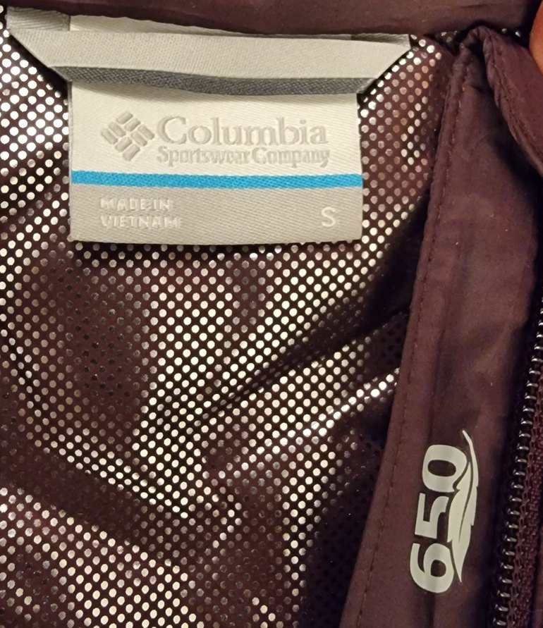 S Beden Columbia Kaz Tüyü Kadın Montu - Görsel 5