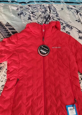 Columbia Delta Ridge Kapüşonlu Kaz Tüyü Kadın  Montu - Görsel 5