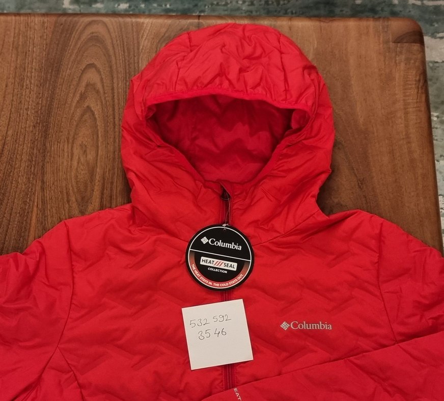 Columbia Delta Ridge Kapüşonlu Kaz Tüyü Kadın  Montu - Görsel 4