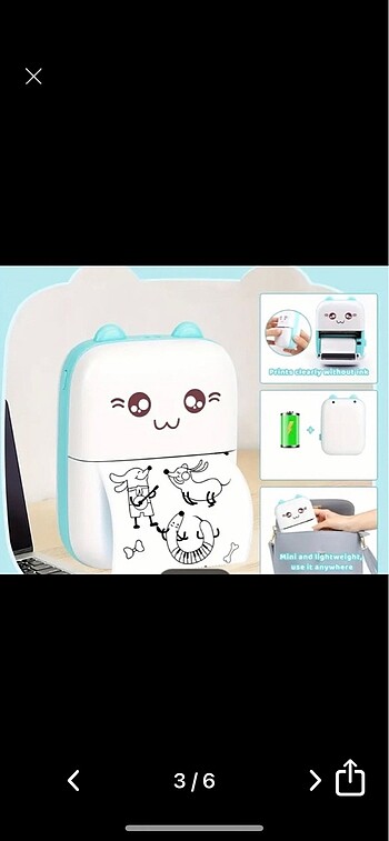 Beden Mini termal printer (yazıcı)