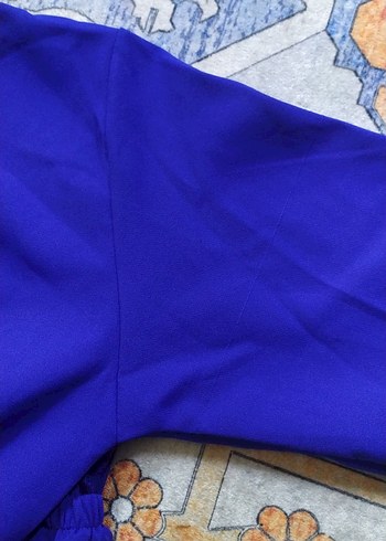 Kadın Mavi Uzun Oversize Takım - Görsel 2