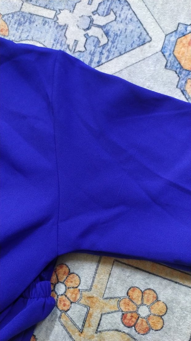 Kadın Mavi Uzun Oversize Takım - Görsel 2