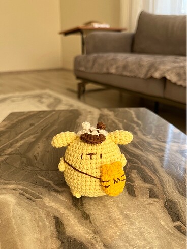 Beden Sanrio pompompurin anahtarlık