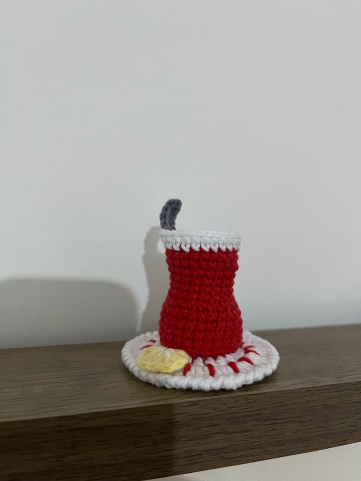 Çay bardağı anahtarlık - Görsel 2