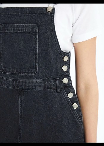 LCW modest askılı jean slopet elbise - Görsel 3