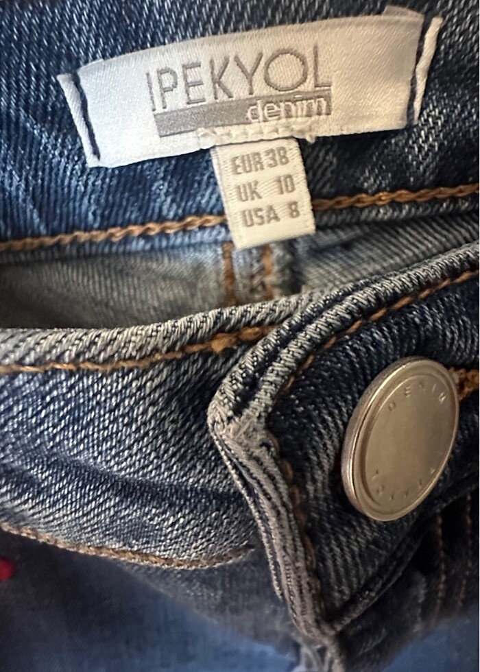 İŞLEMELİ JEANS - Görsel 3