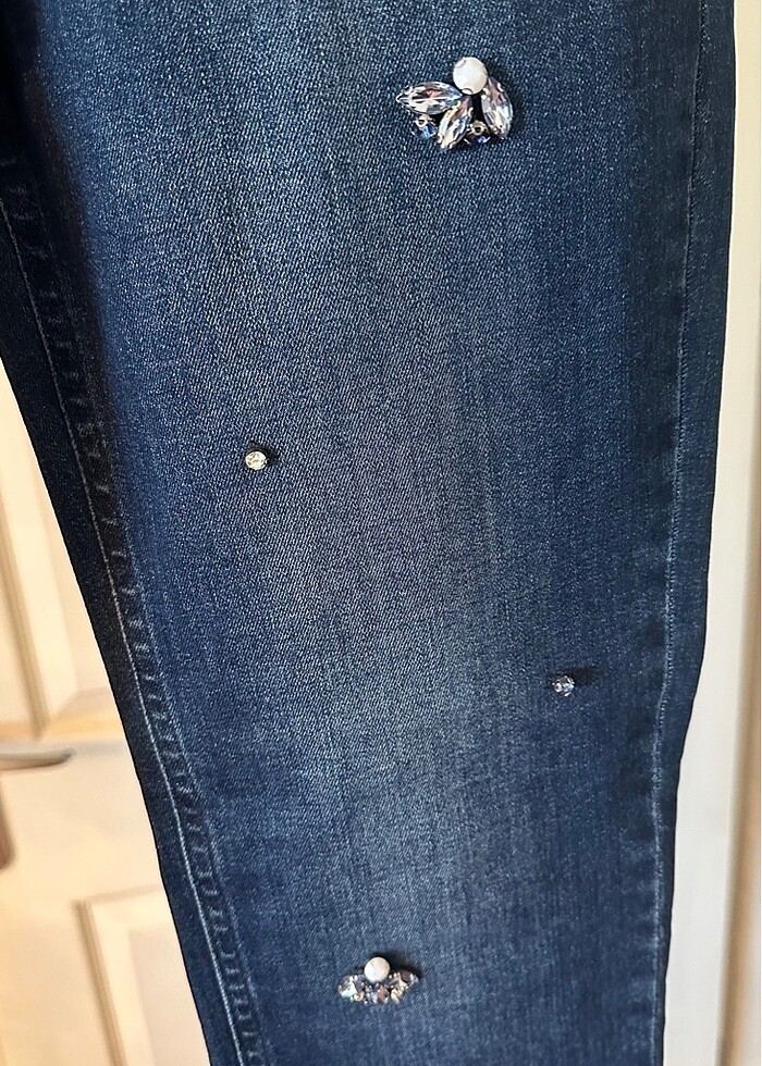 TAŞLI KOT PANTALON - Görsel 3