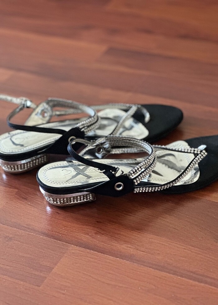 BAYAN TAŞLI SANDALET - Görsel 4