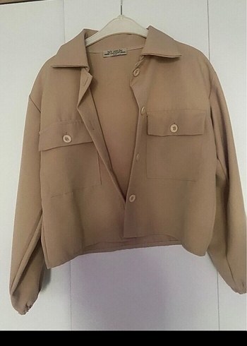 Bej Kadın Uzun Kollu Salaş Takım - Görsel 3