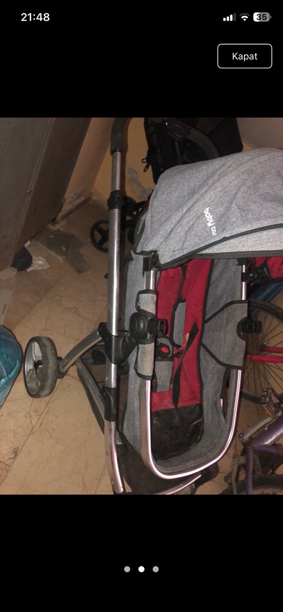 Gri Bebek Arabası - Görsel 2
