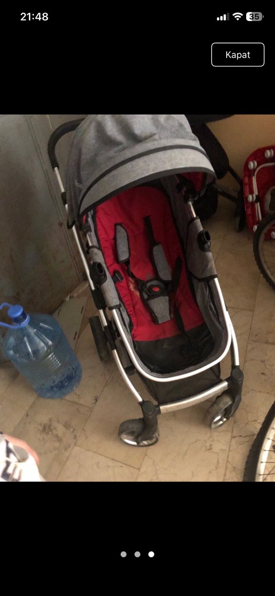 Gri Bebek Arabası - Görsel 3