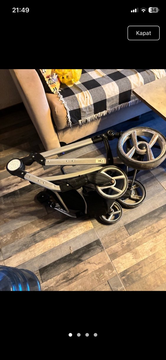 Gri Bebek Arabası - Görsel 4