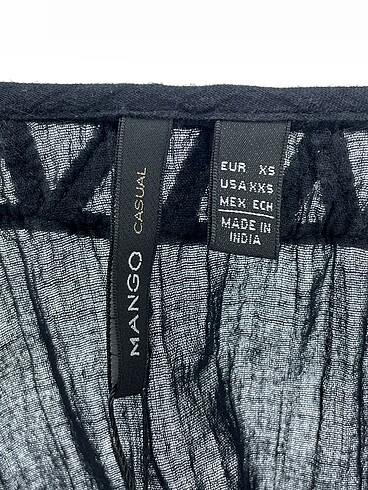 xs Beden siyah Renk Mango Bluz %70 İndirimli.