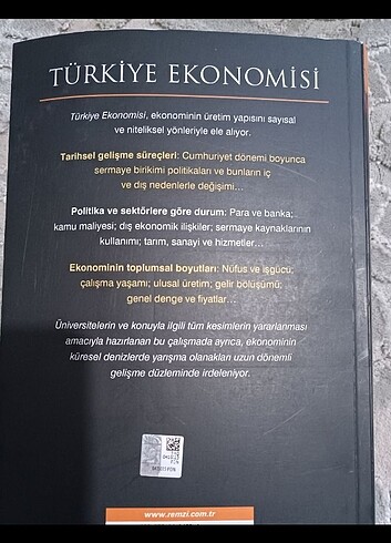 Türkiye Ekonomisi kitabı