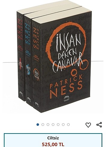 Kaos yürüyüşü kitap seti. 