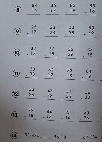 ÇIkarma işlemi etkinlik kitabı - Görsel 6