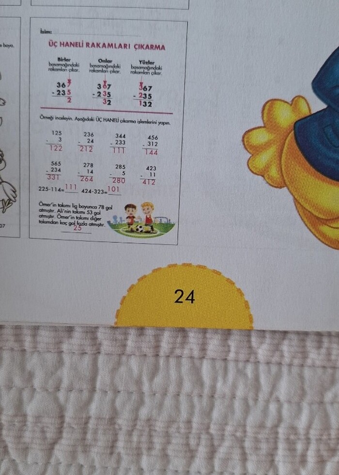 ÇIkarma işlemi etkinlik kitabı - Görsel 2