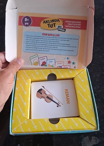Diğer Aklında Tut Zeka Oyunu 8+ Yaş