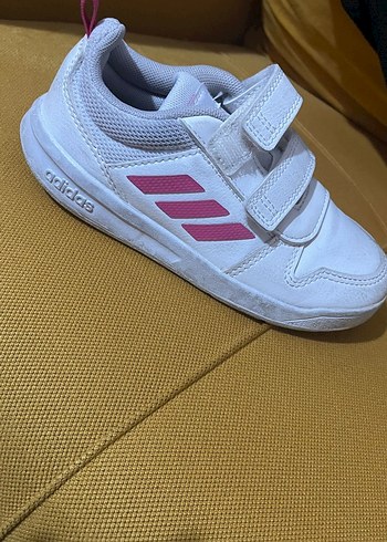 Kız Çocuk Beyaz Adidas Spor Ayakkabı - Görsel 5