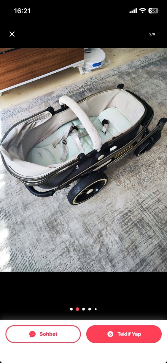 Gri Bebek Arabası - Görsel 4