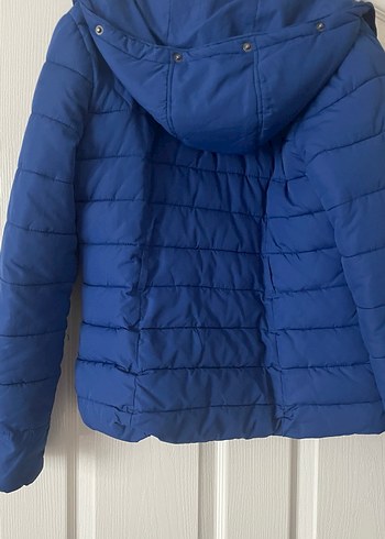 Sokak Stili Mavi Kış Montu - Görsel 2