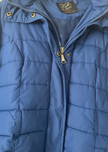 Sokak Stili Mavi Kış Montu - Görsel 5