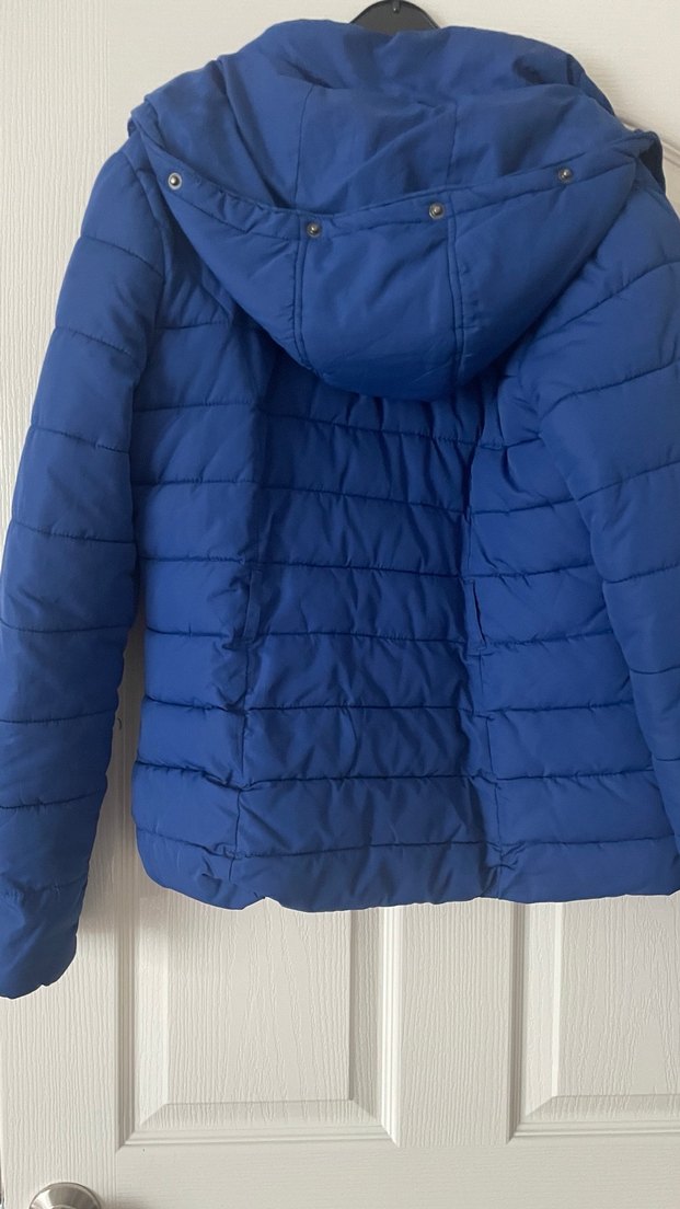 Sokak Stili Mavi Kış Montu - Görsel 2