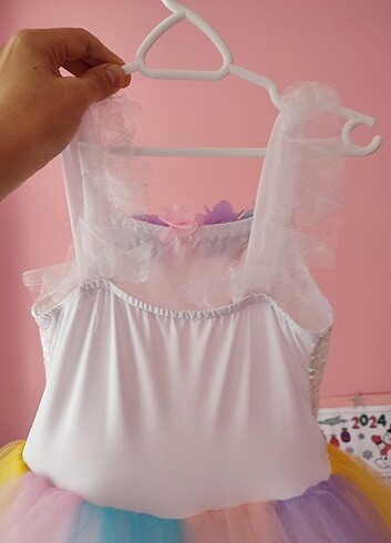 5 Yaş Beden Unicorn elbise