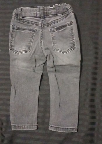 Gri Denim Bebek Erkek Takım Uzun Kollu - Görsel 3