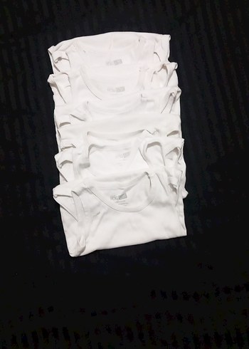 Beyaz Çocuk Atlet Body - Görsel 3