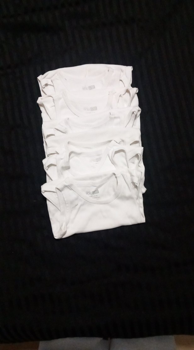 Beyaz Çocuk Atlet Body - Görsel 3