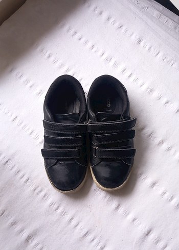 Erkek Çocuk Siyah Cırt Cırtlı Spor Ayakkabı - Görsel 2