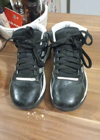 Erkek Çocuk Siyah Gri Bağcıklı Sneakers - Görsel 2