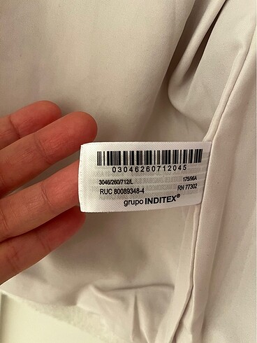 l Beden beyaz Renk Zara soft ceket