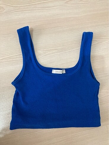 Atmosphere Lacivert crop top